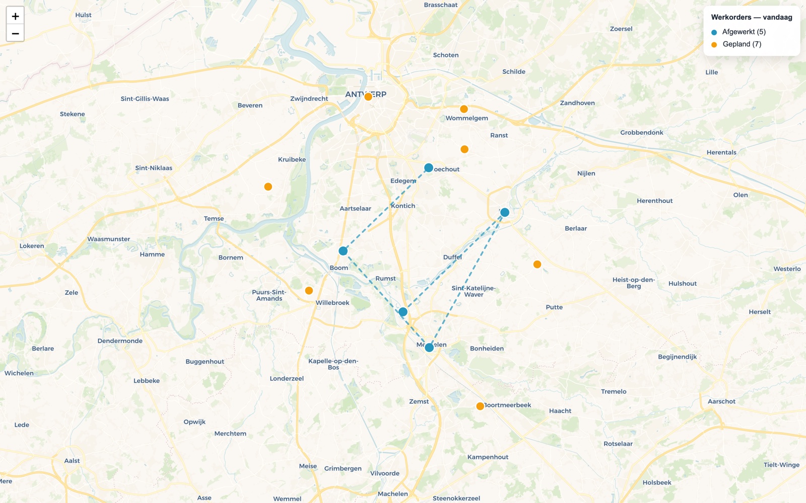 Screenshot van EBM